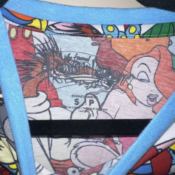 Disney x Cakeworthy all over print roger rabbit tshirt NWOT womens size small - Picture 2 of 7